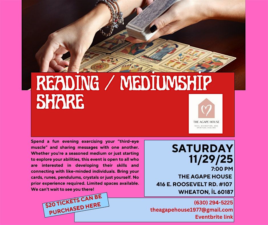 Reading\/Mediumship Share (Tarot etc.)