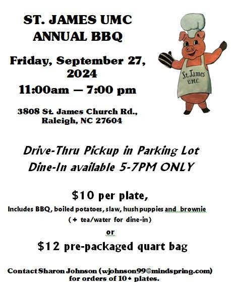 St. James UMC Annual BBQ