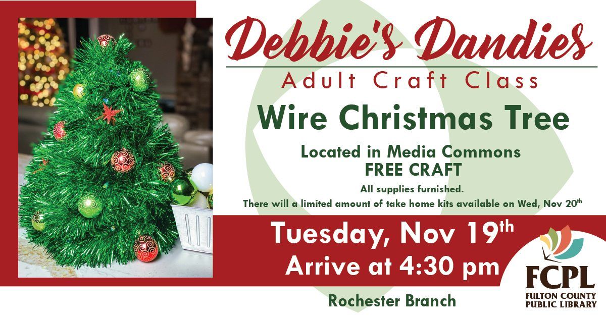 Debbie's Dandies: Wire Christmas Tree