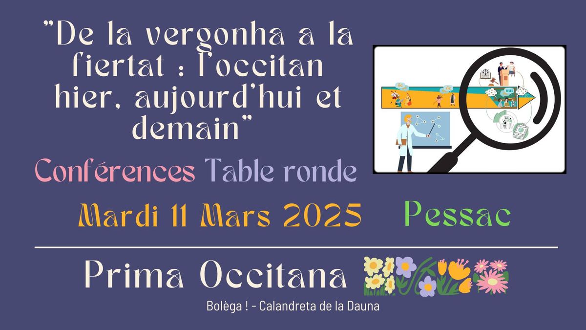 Conf\u00e9rences et table ronde 