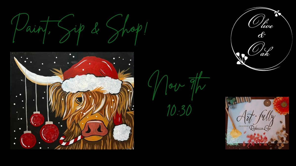 Holiday Paint & Sip Class! 