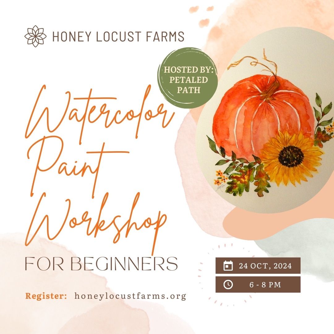 Watercolor Fall Paint Workshop