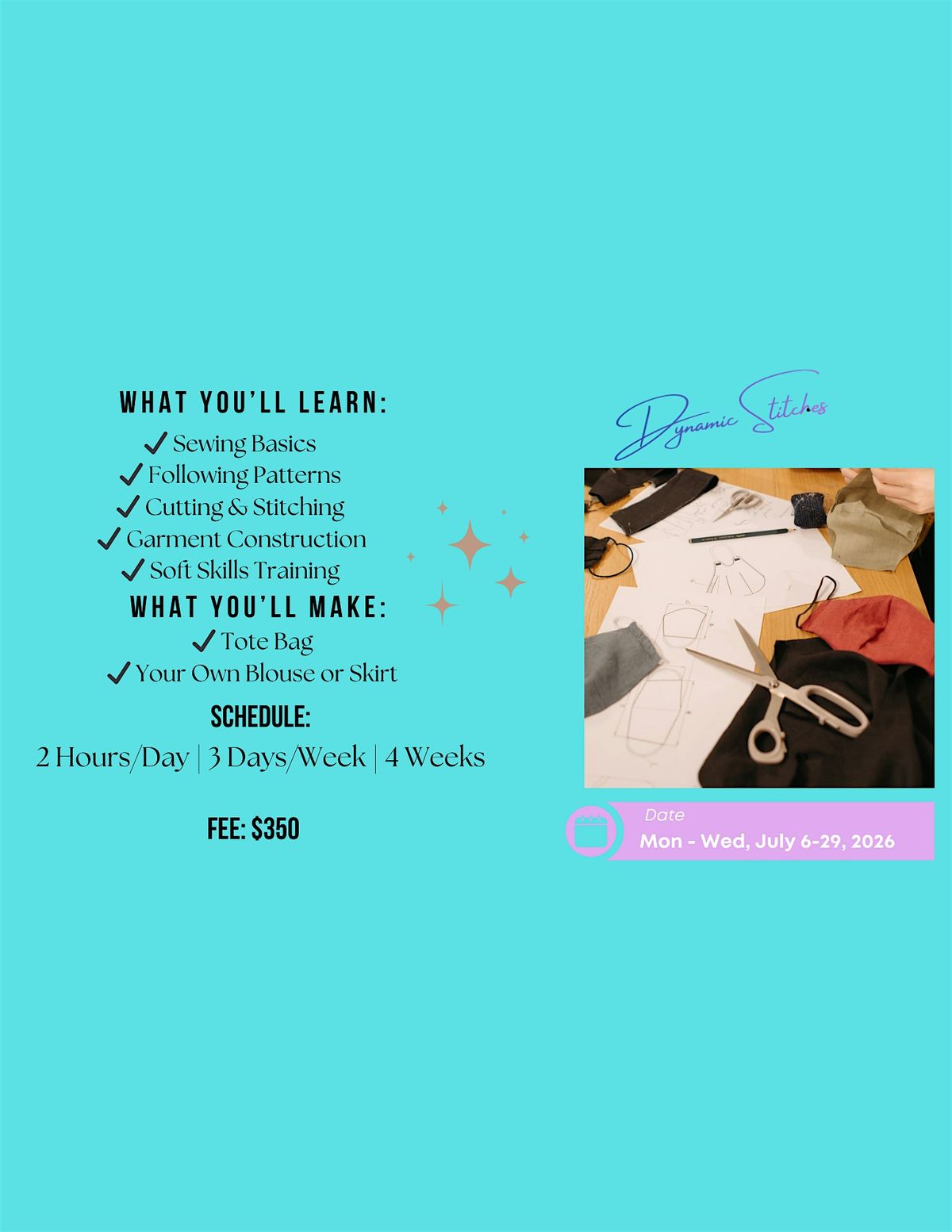 Tailoring Summer Camp