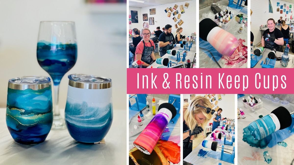 Alcohol Ink and Resin Keep Cups