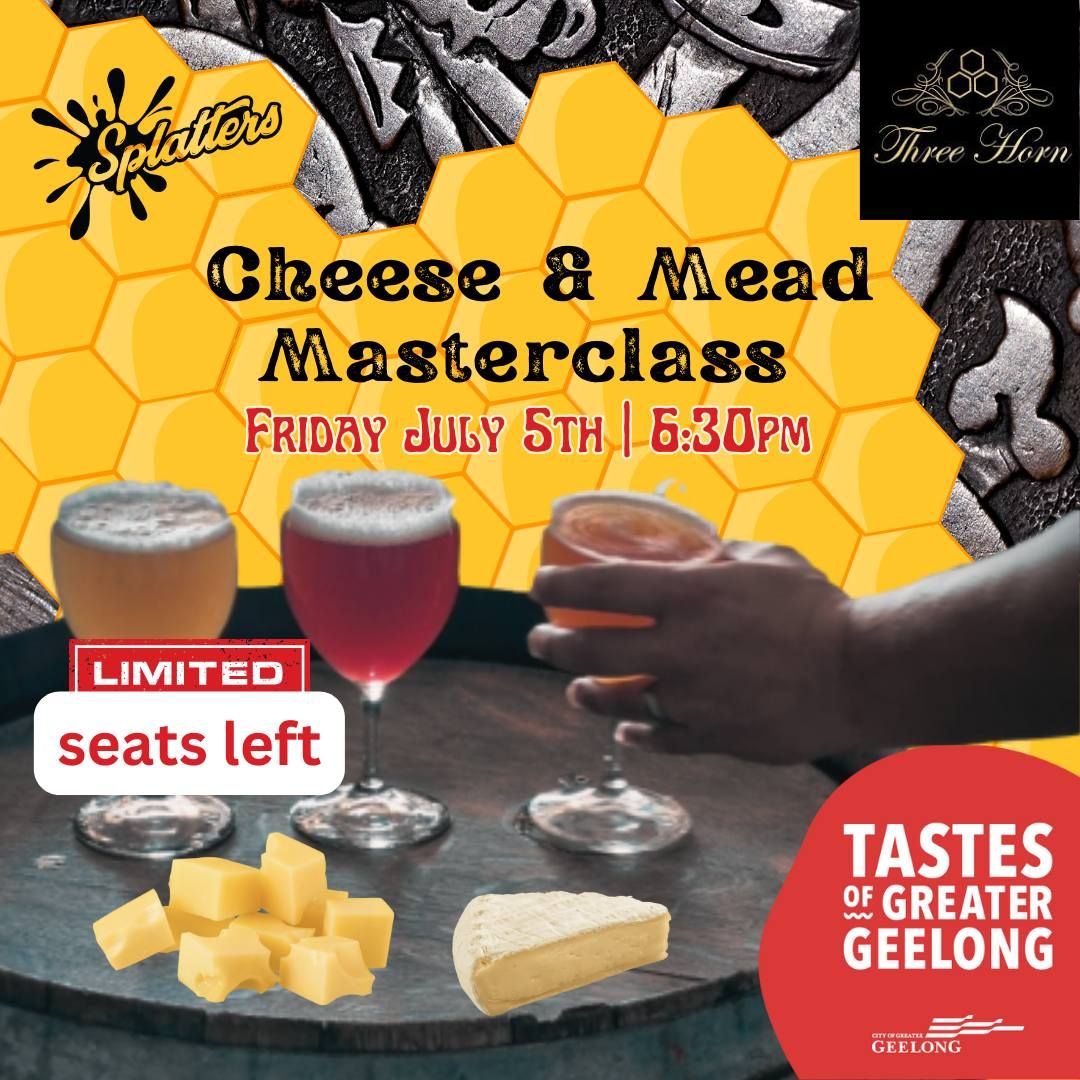 Cheese & Mead Masterclass with Three Horn Brewing