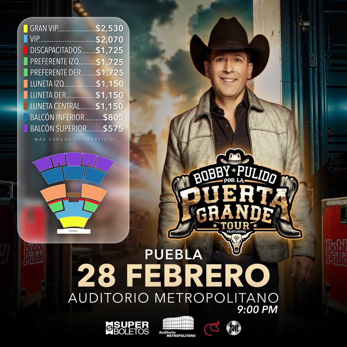 Bobby Pulido Puebla Tickets