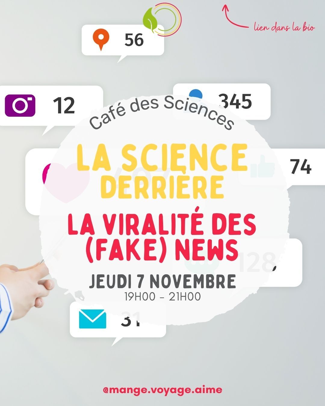 Caf\u00e9 des Sciences | La Science derri\u00e8re la viralit\u00e9 des (fake) news