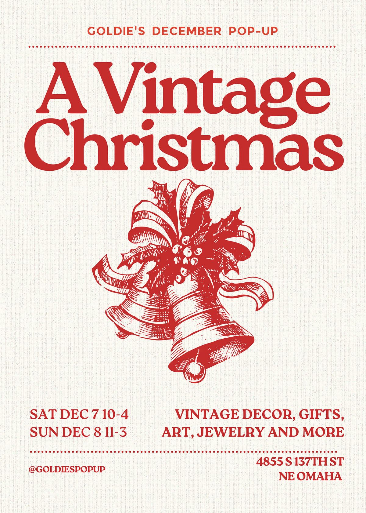 Goldie's Vintage Pop-Up - Vintage Christmas Edition