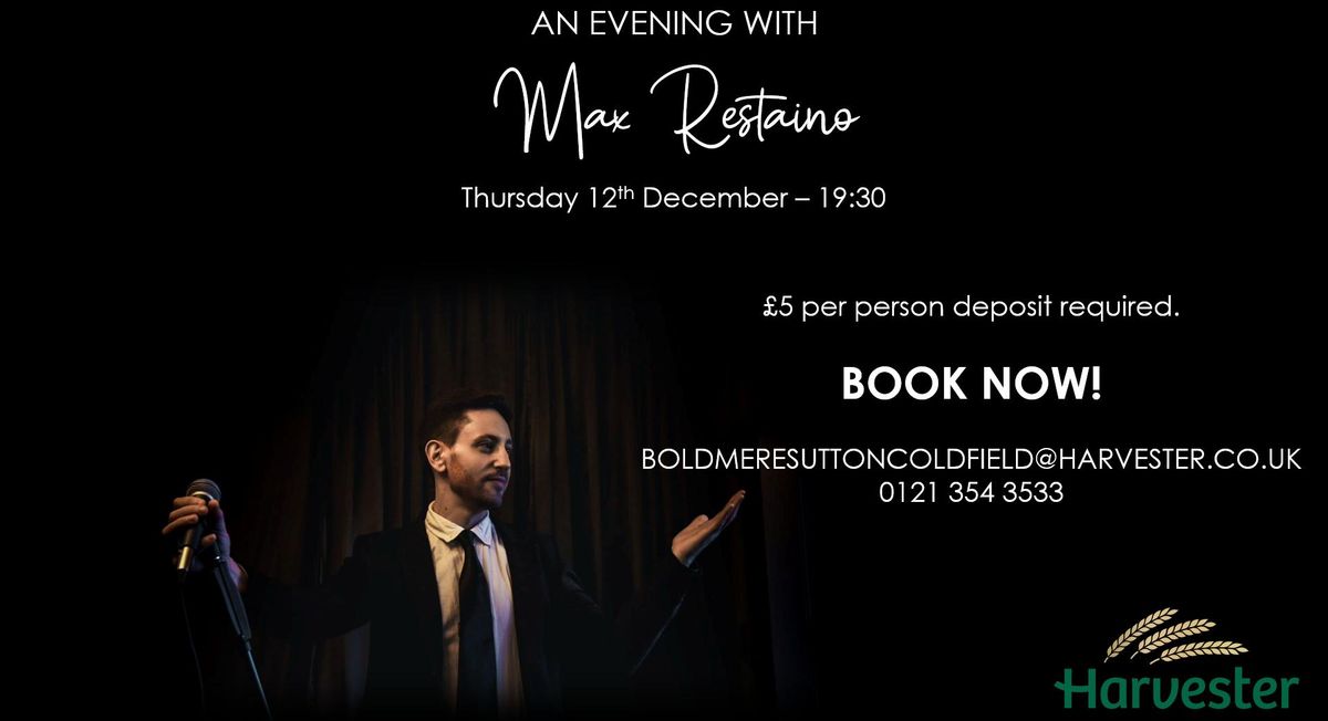 An Evening with Max Restaino