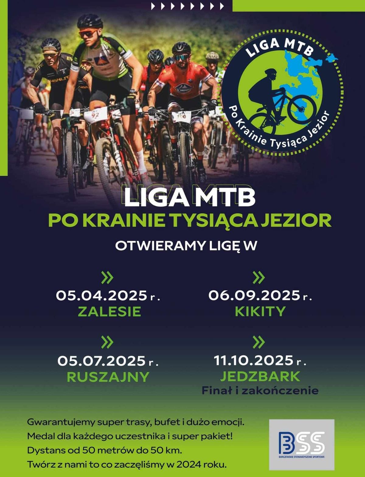 I Etap Zalesie Liga MTB Po Krainie Tysi\u0105ca Jezior 