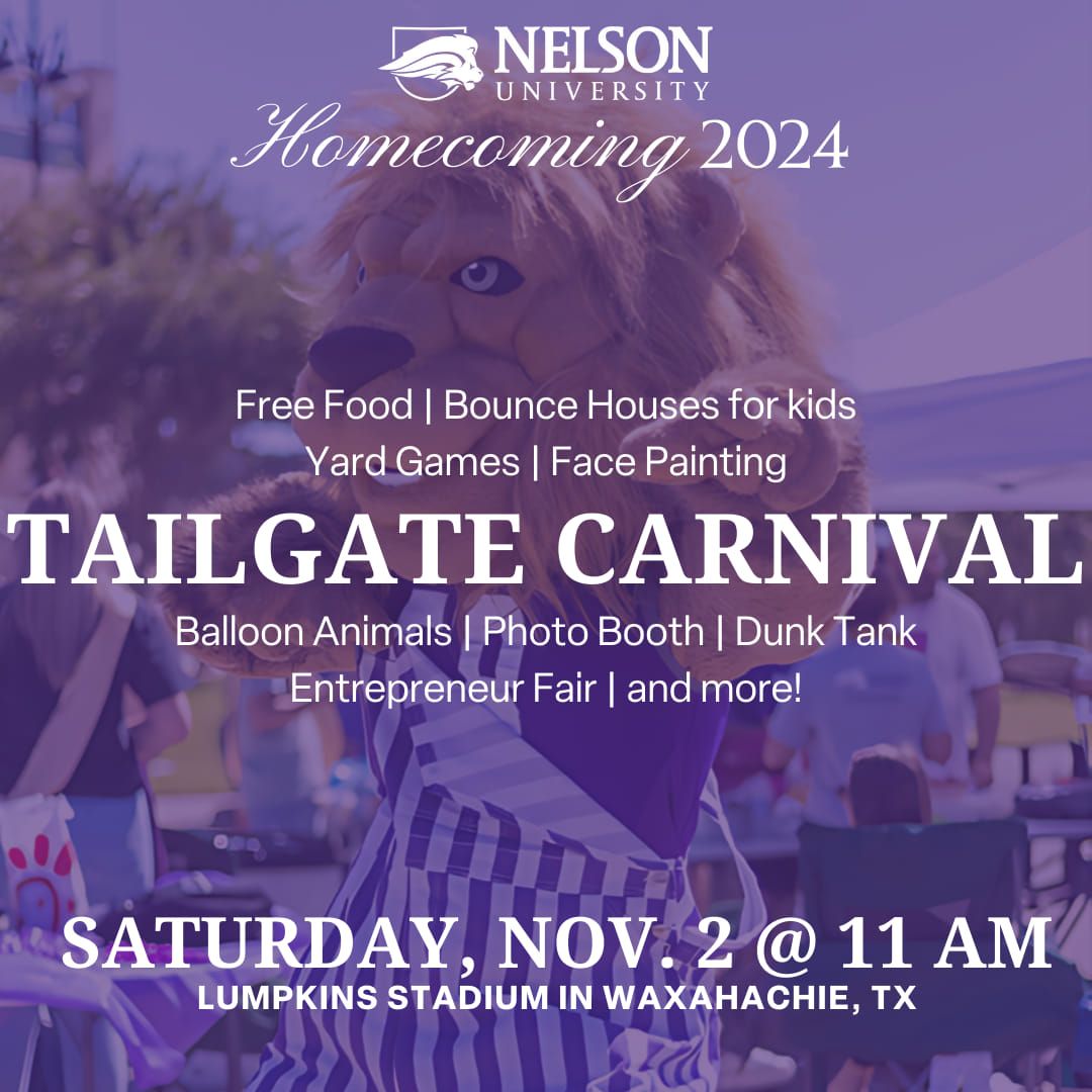 Tailgate Carnival at Homecoming 2024