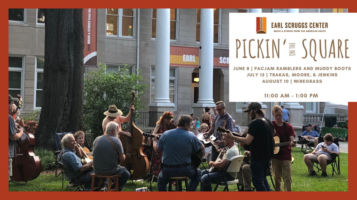 Pickin' on the Square with Trakas, Moore, & Jenkins - July 13
