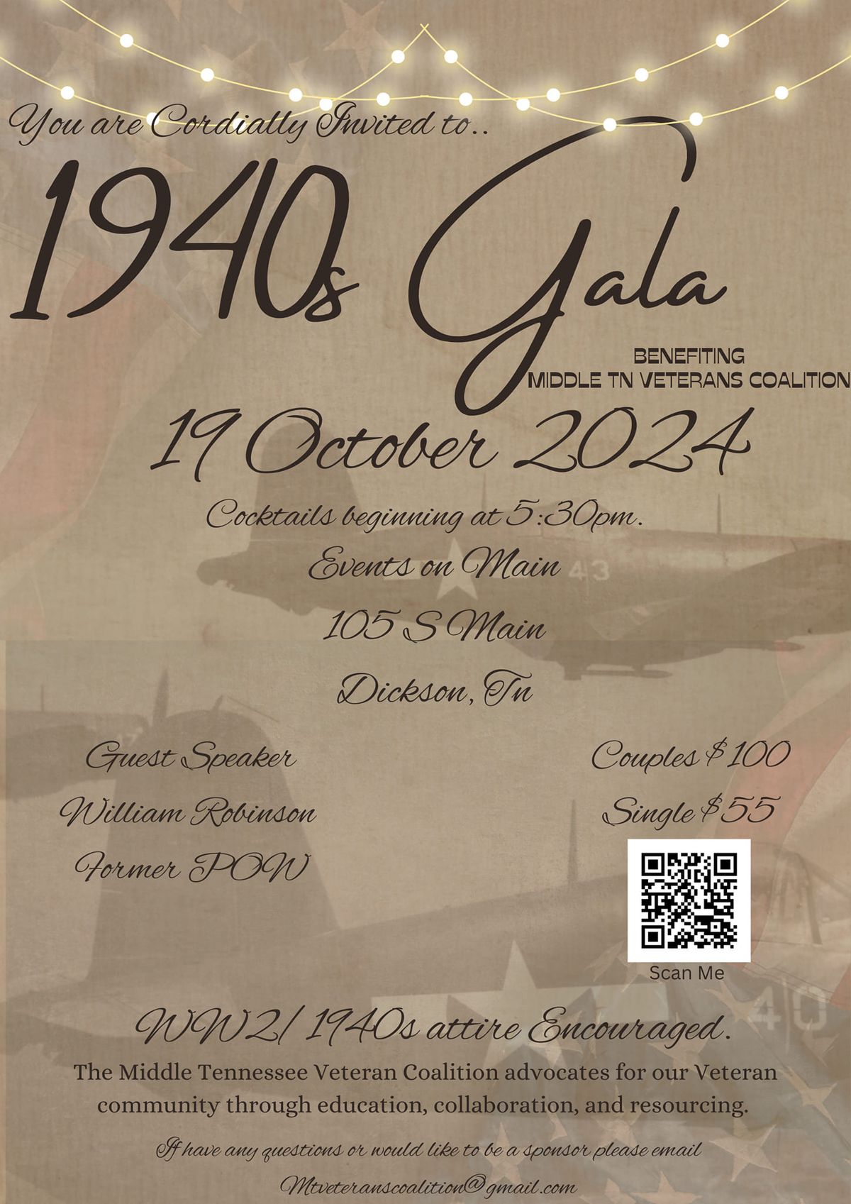 1940s Gala Fundraiser