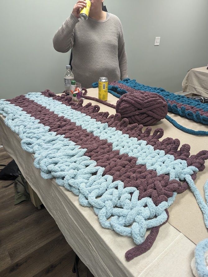 Chunky Handknit Blanket Workshop