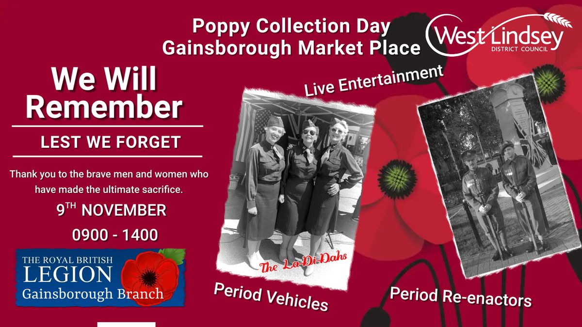 Gainsborough RBL Poppy Collection Day 