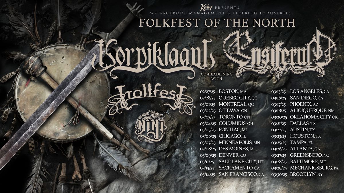 Korpiklaani \/ Ensiferum, Trollfest, NiNi at Metro Music Hall