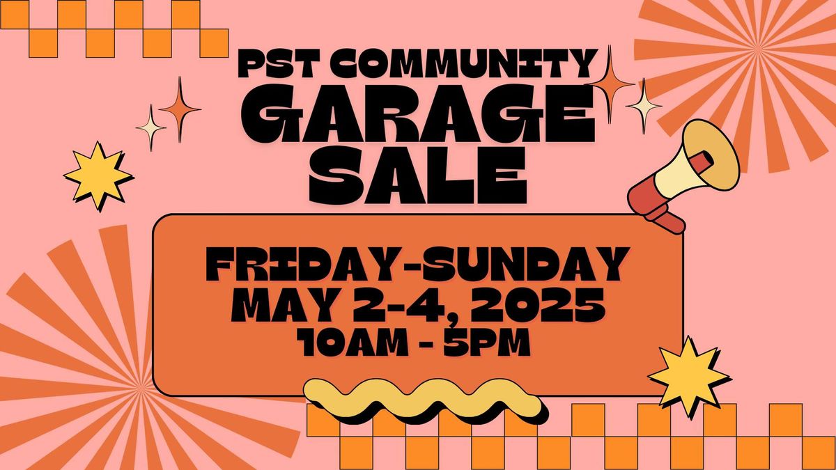 PST :: Community Garage Sale Weekend