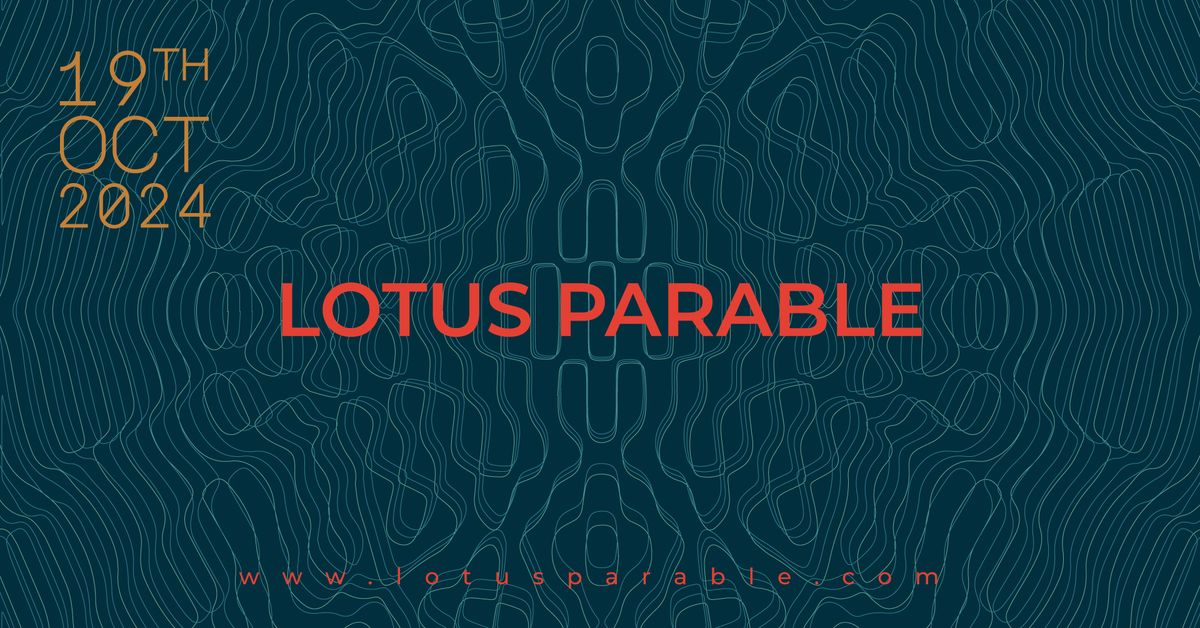 Lotus Parable outdoor label night