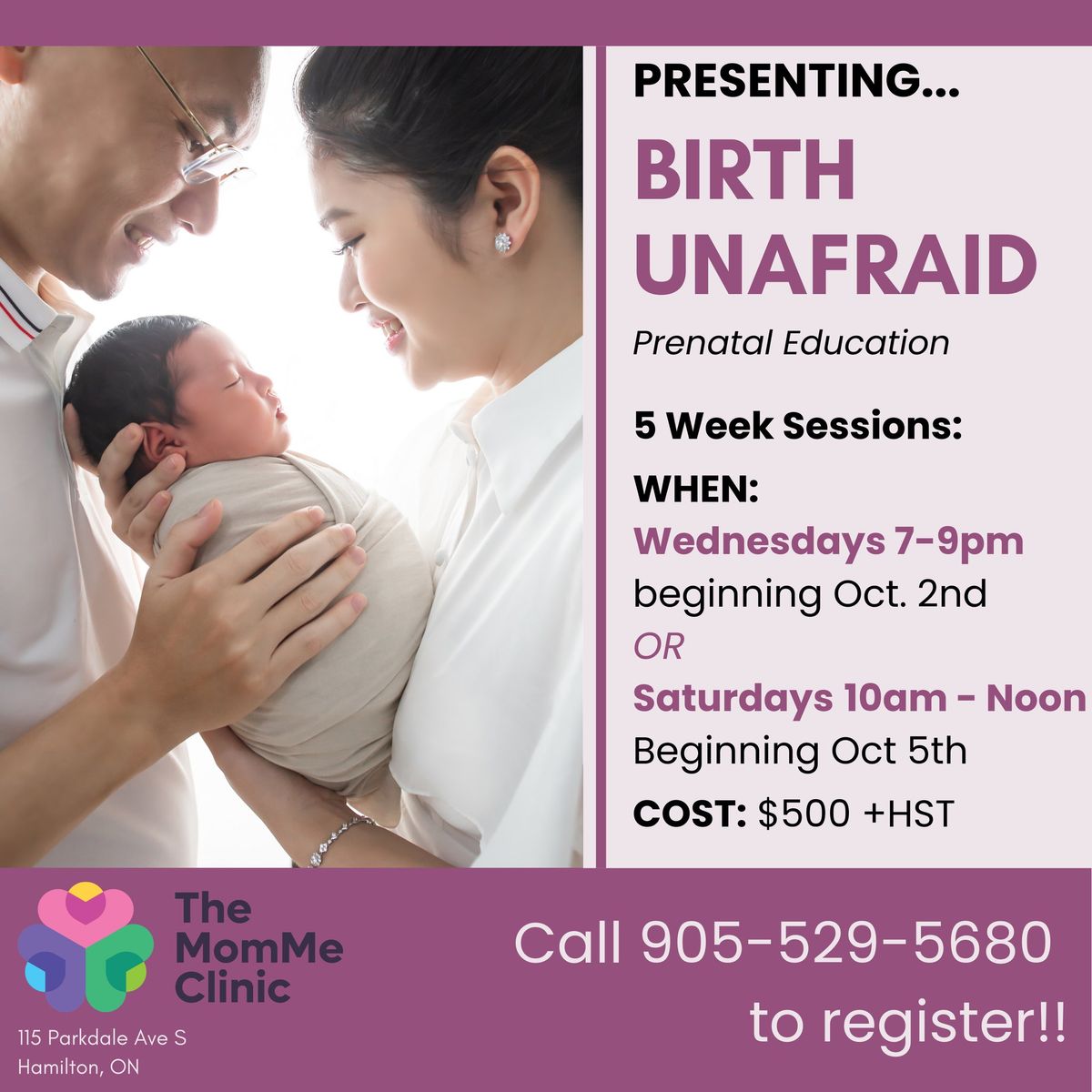 Birth Unafraid: Prenatal Class