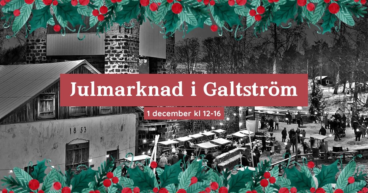 Julmarknad i Galtstr\u00f6m