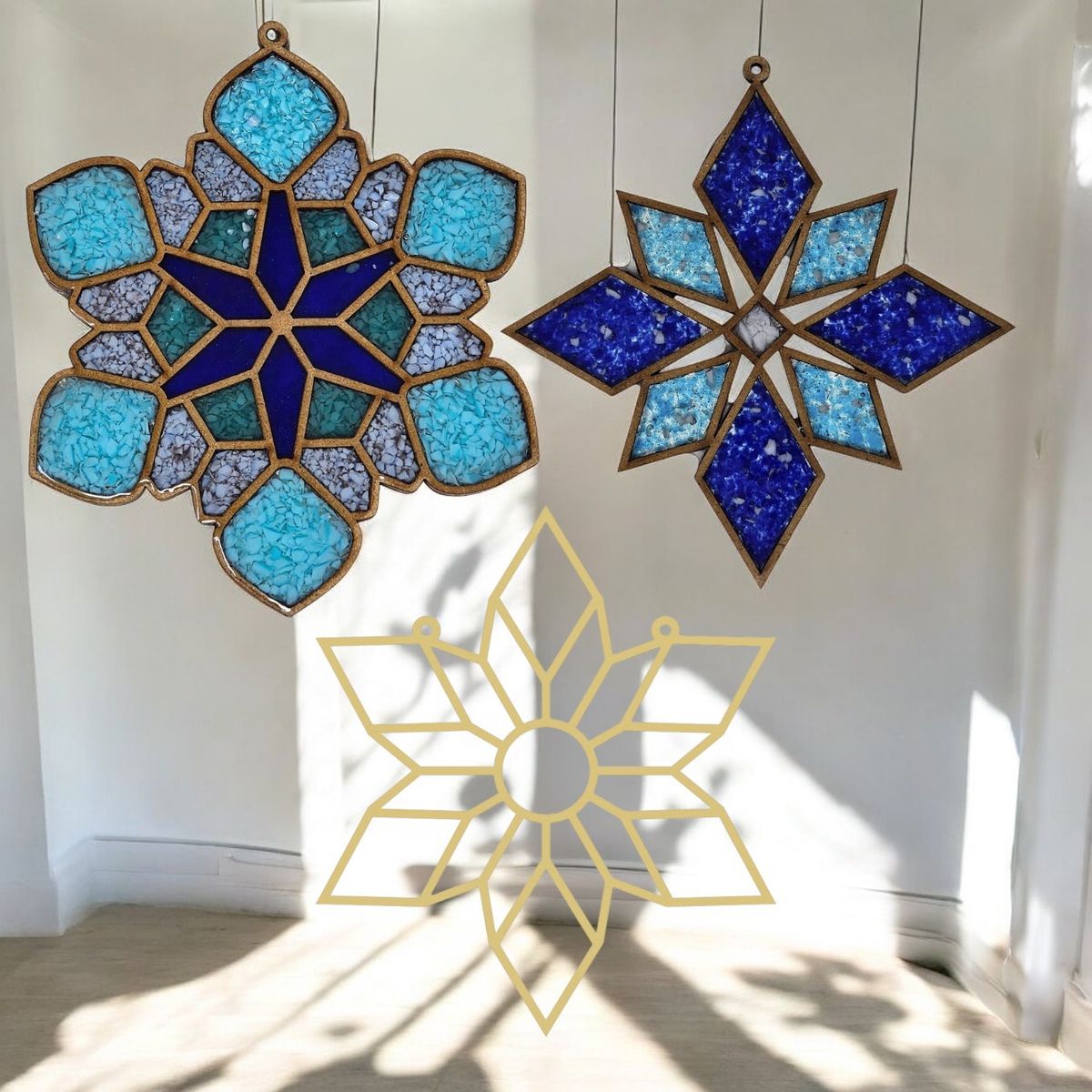 Snowflake Stained Glass