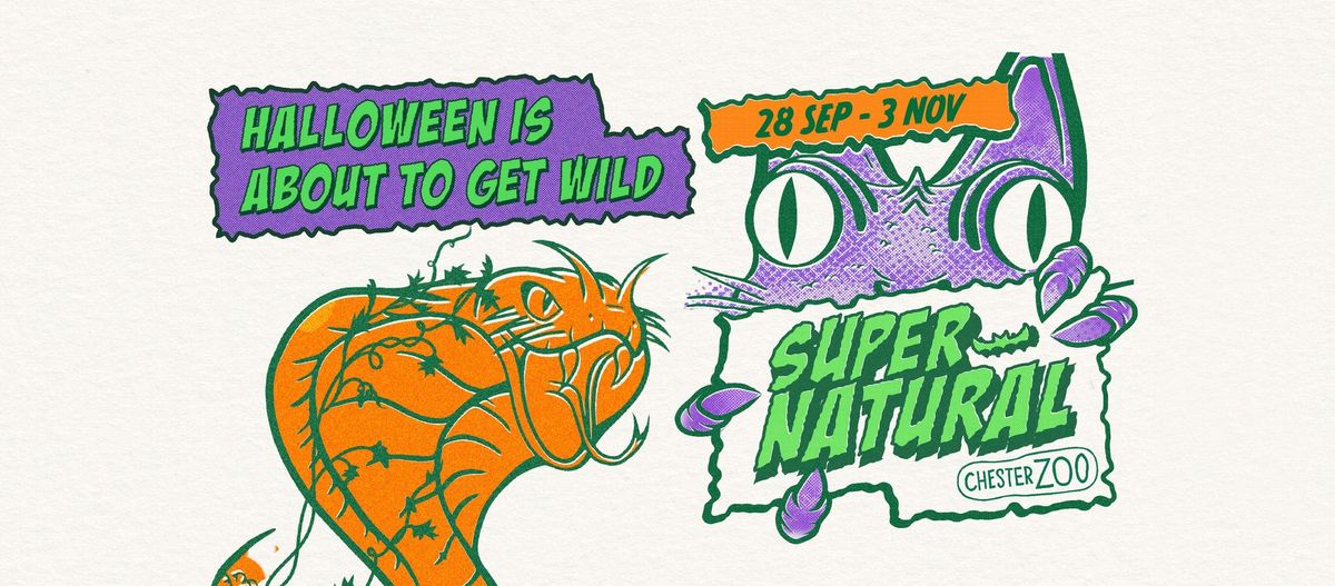 \ud83c\udf83Halloween at the zoo! Super-Natural \ud83d\udc0d\ud83e\udd87