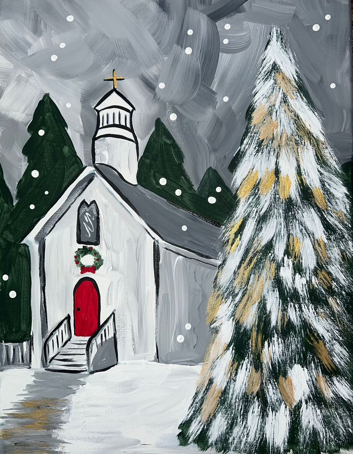 Christmas Church Paint Night