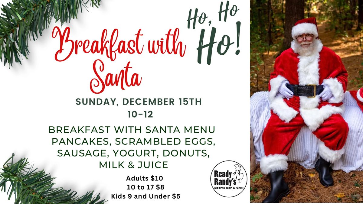 Breakfast with Santa at Ready Randy\u2019s