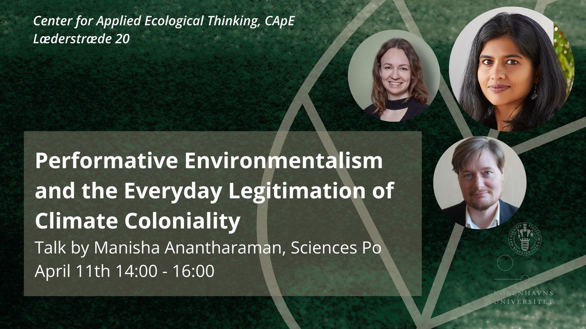 Performative Environmentalism and the Everyday Legitimation of Climate Coloniality