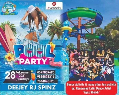 POOL Party at Disney Wonder waterpark