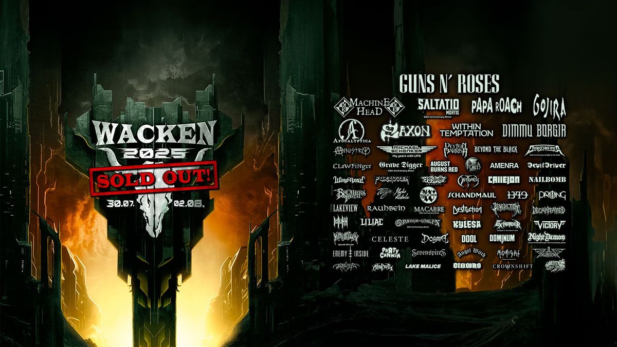 Wacken 2025 festivalireis!