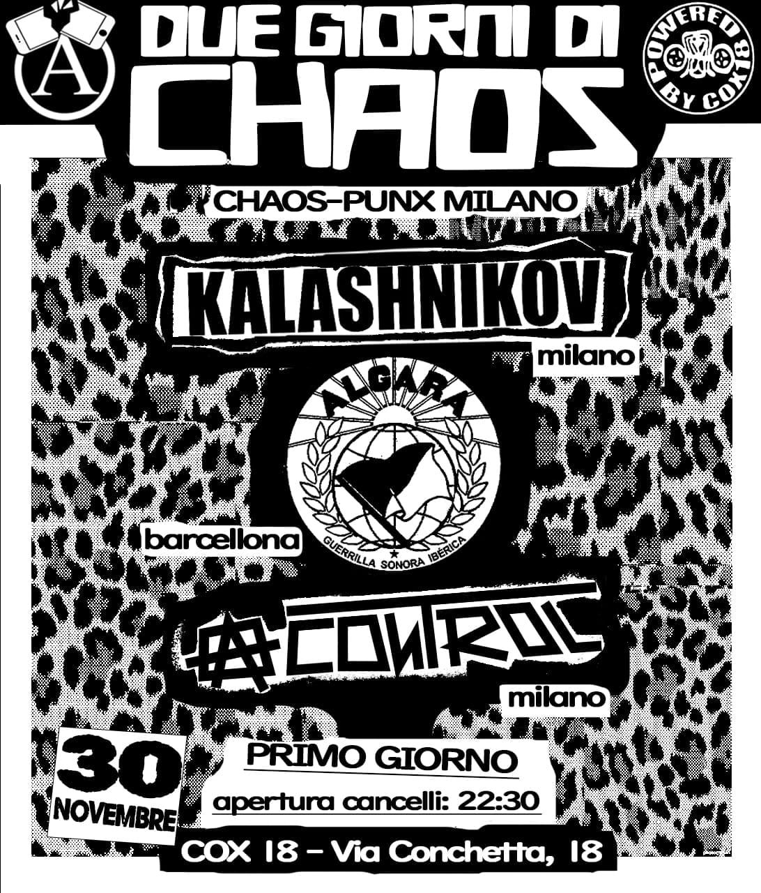 DUE GIORNI DI CHAOS \/\/ GIORNO 1 \/\/ CSOA COX18