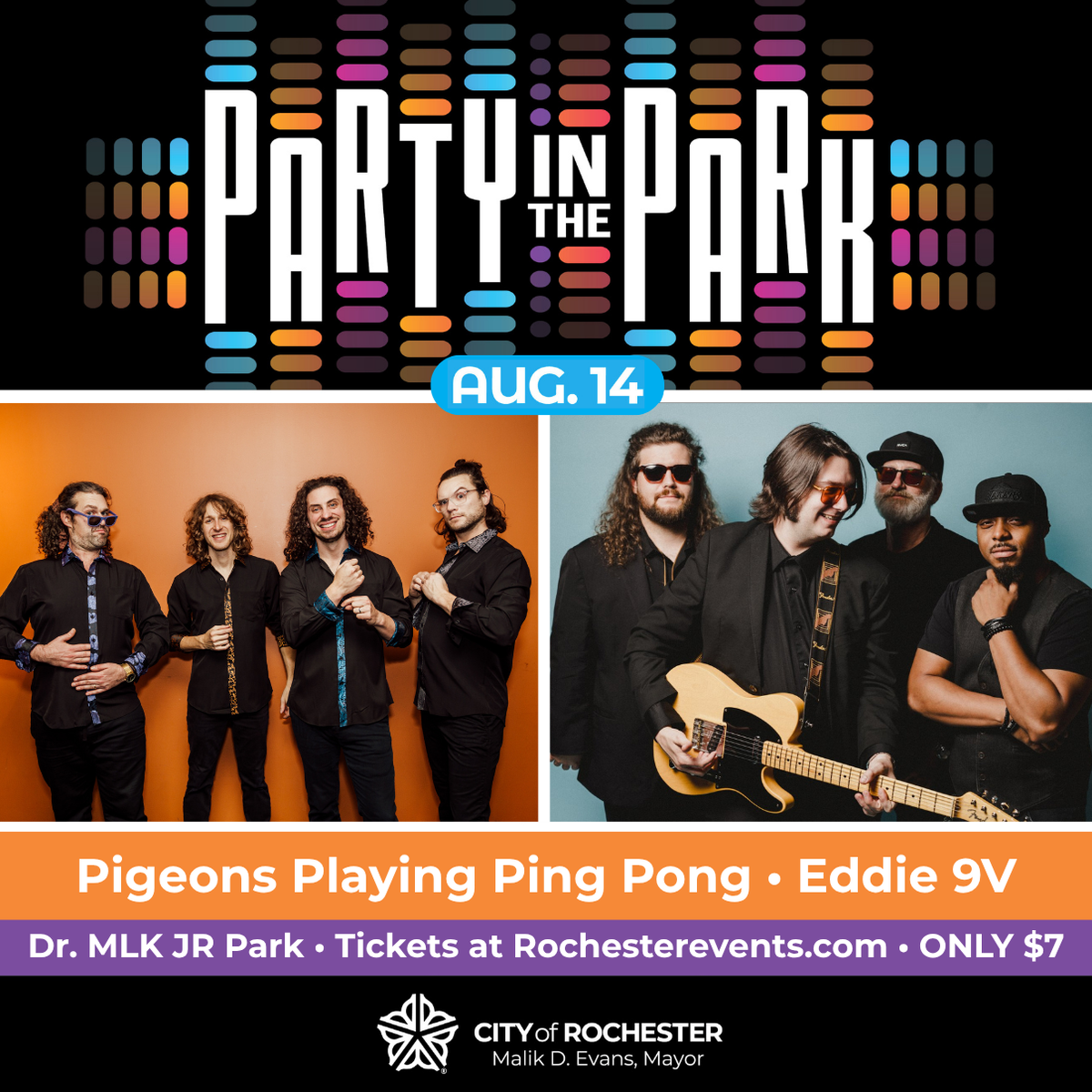 Pigeons Playing Ping Pong at Majestic Theatre-WI
