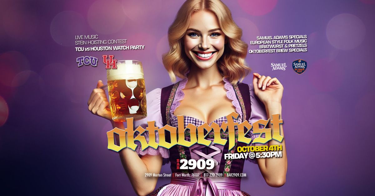 \ud83c\udf7b Oktoberfest at BAR 2909