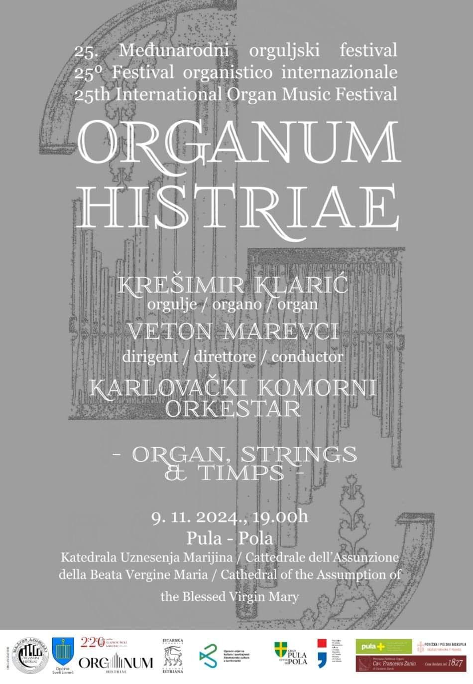 25. ORGANUM HISTRIAE - Organ, strings & timps - Klari\u0107 \/ Marevci \/ Karlova\u010dki komorni orkestar 