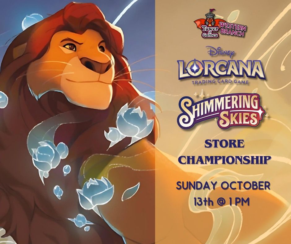 Disney Lorcana Shimmering Skies Store Championship