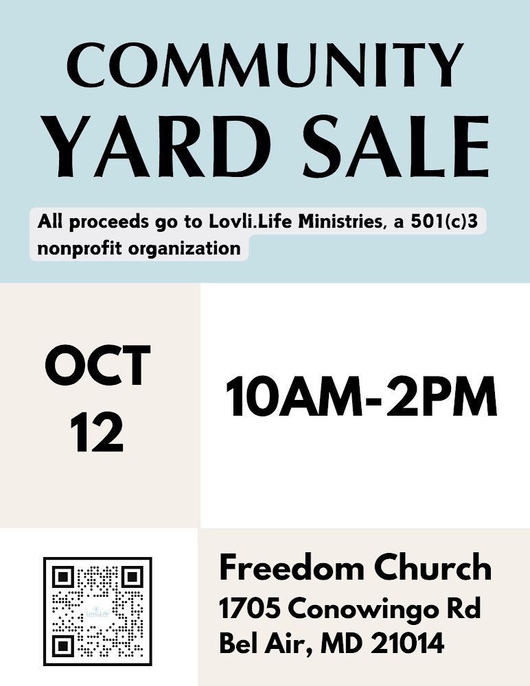 Community Yard Sale