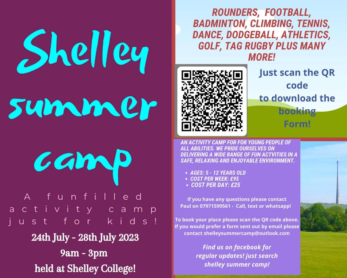 Shelley summer camp!