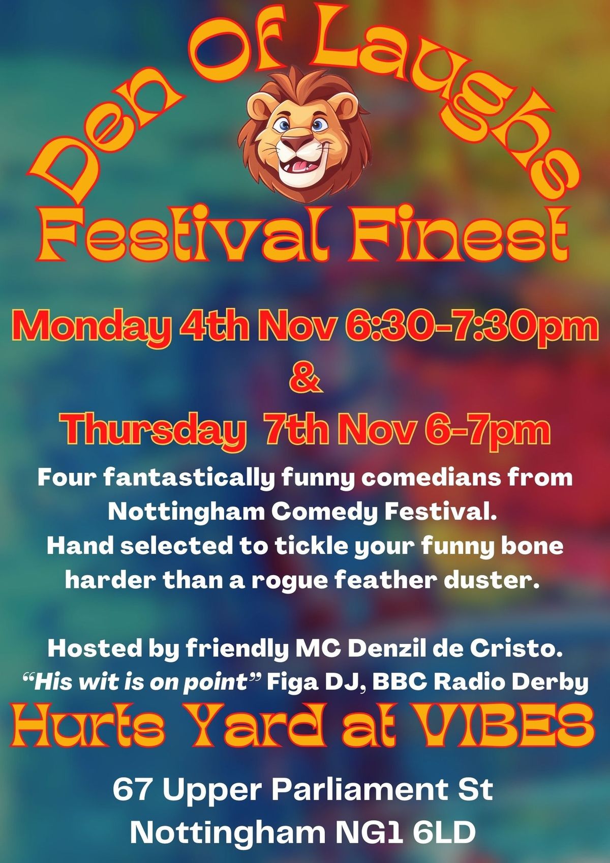 Den Of Laughs presents: Festival Finest (Nottingham Comedy Festival) 