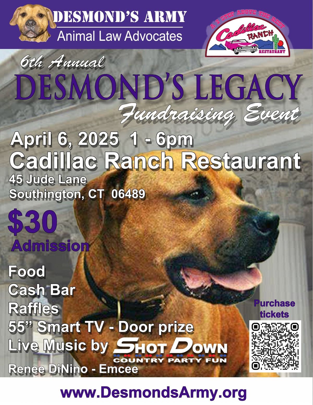 6th Annual Desmond's Legacy Fundraising Event 2025