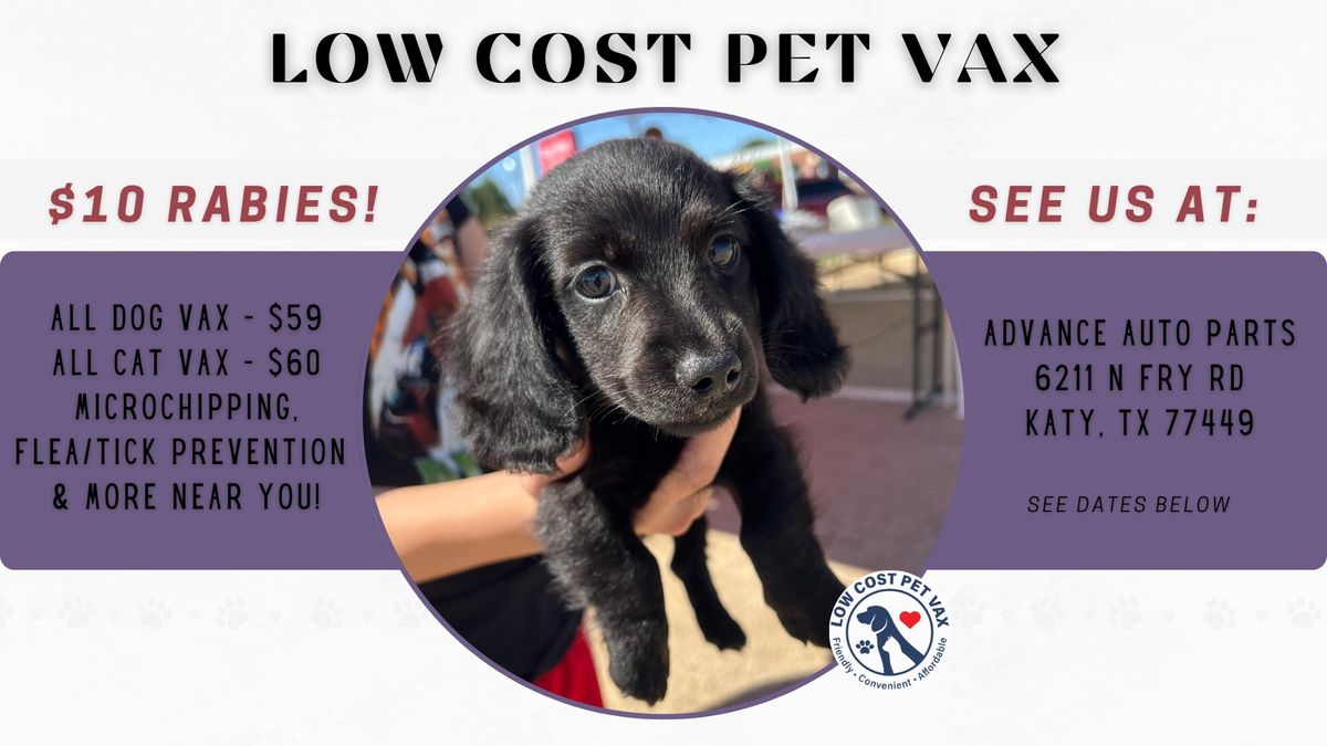 Katy Low Cost Pet Shots (N Fry Rd)