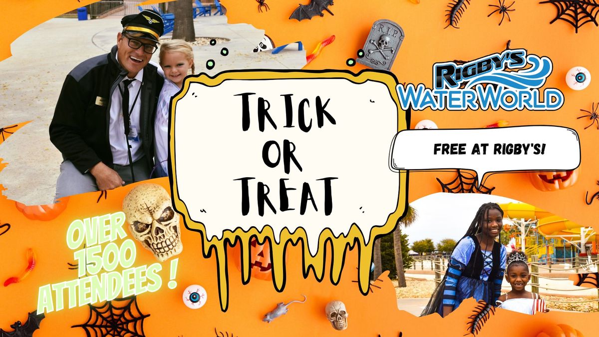 Trick or Treat at Rigby's Water World