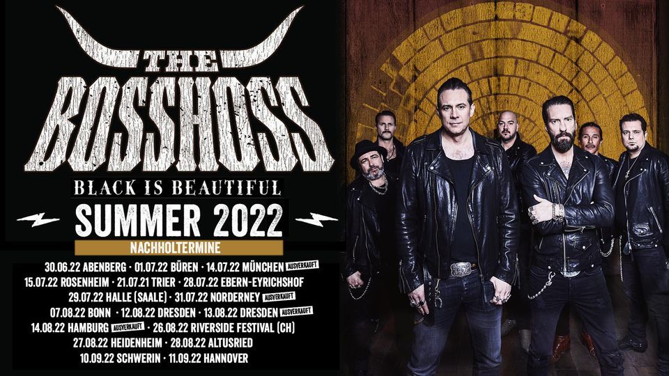 The BossHoss Black Is Beautiful Summer 2022 - Hamburg