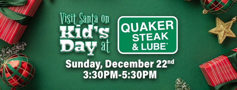 Santa Visits Quaker Steak and Lube! 