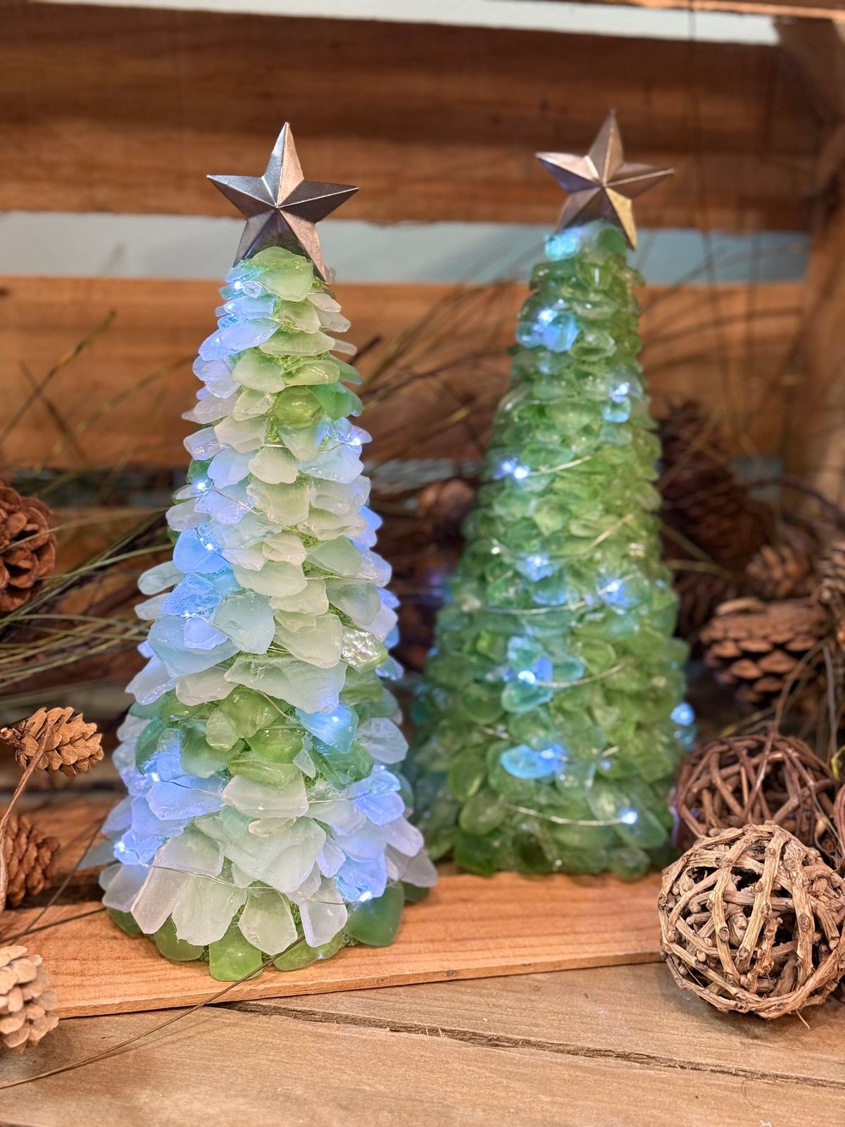 Sea Glass Christmas Tree Workshop