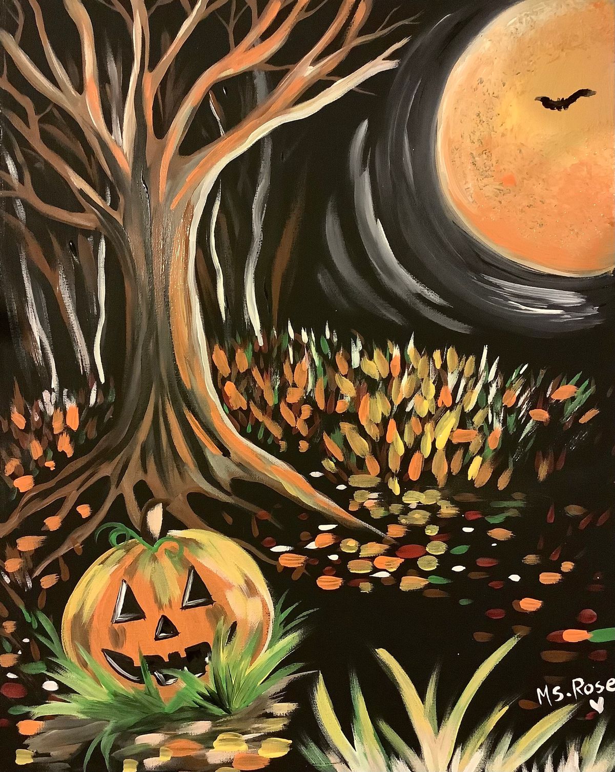 PAINT DAY for KIDS (10+ yrs.): "Jack-O'-Lantern