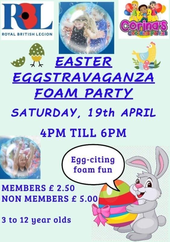 EASTER EGGSTRAVAGANZA FOAM PARTY