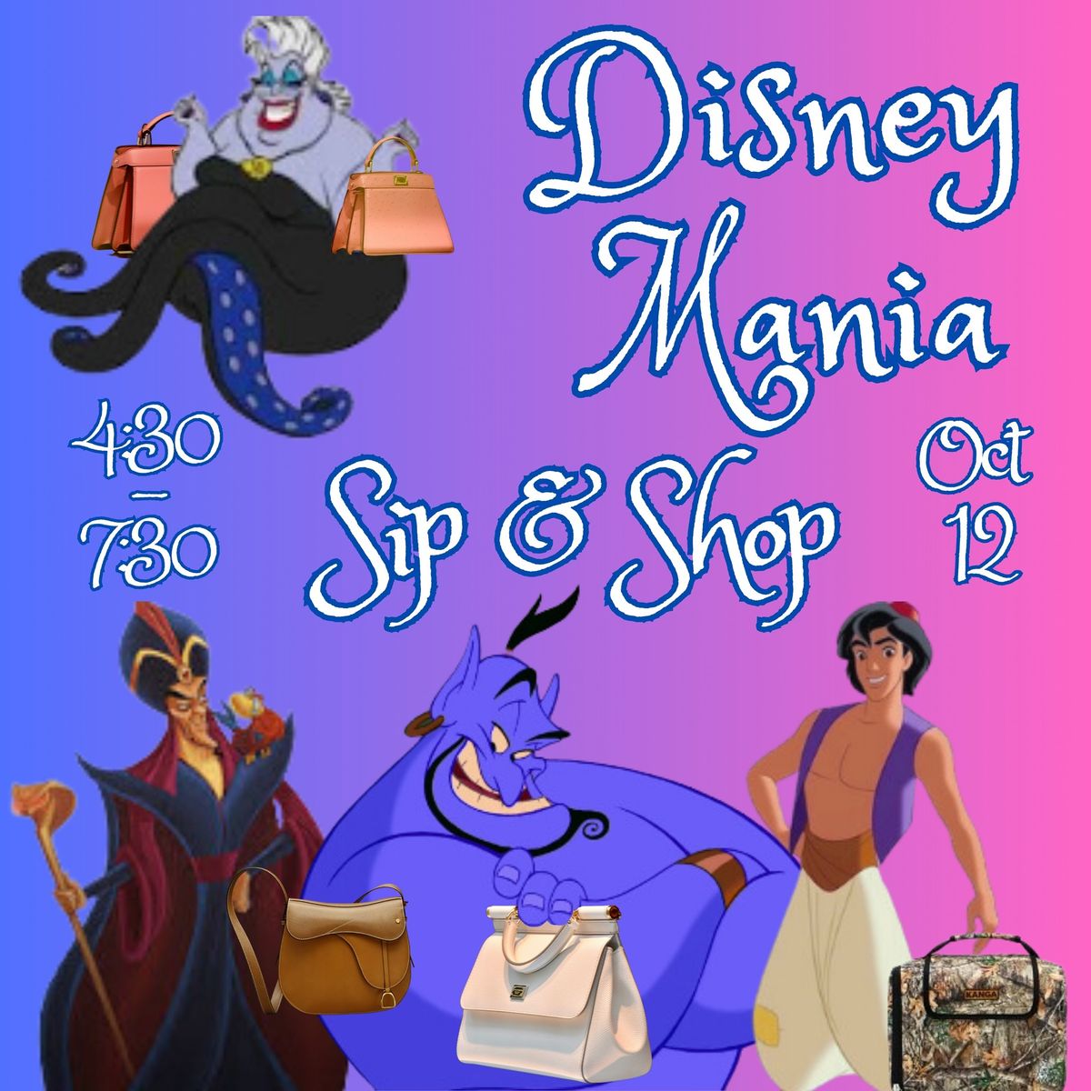 October Sip & Shop: DISNEY MANIA