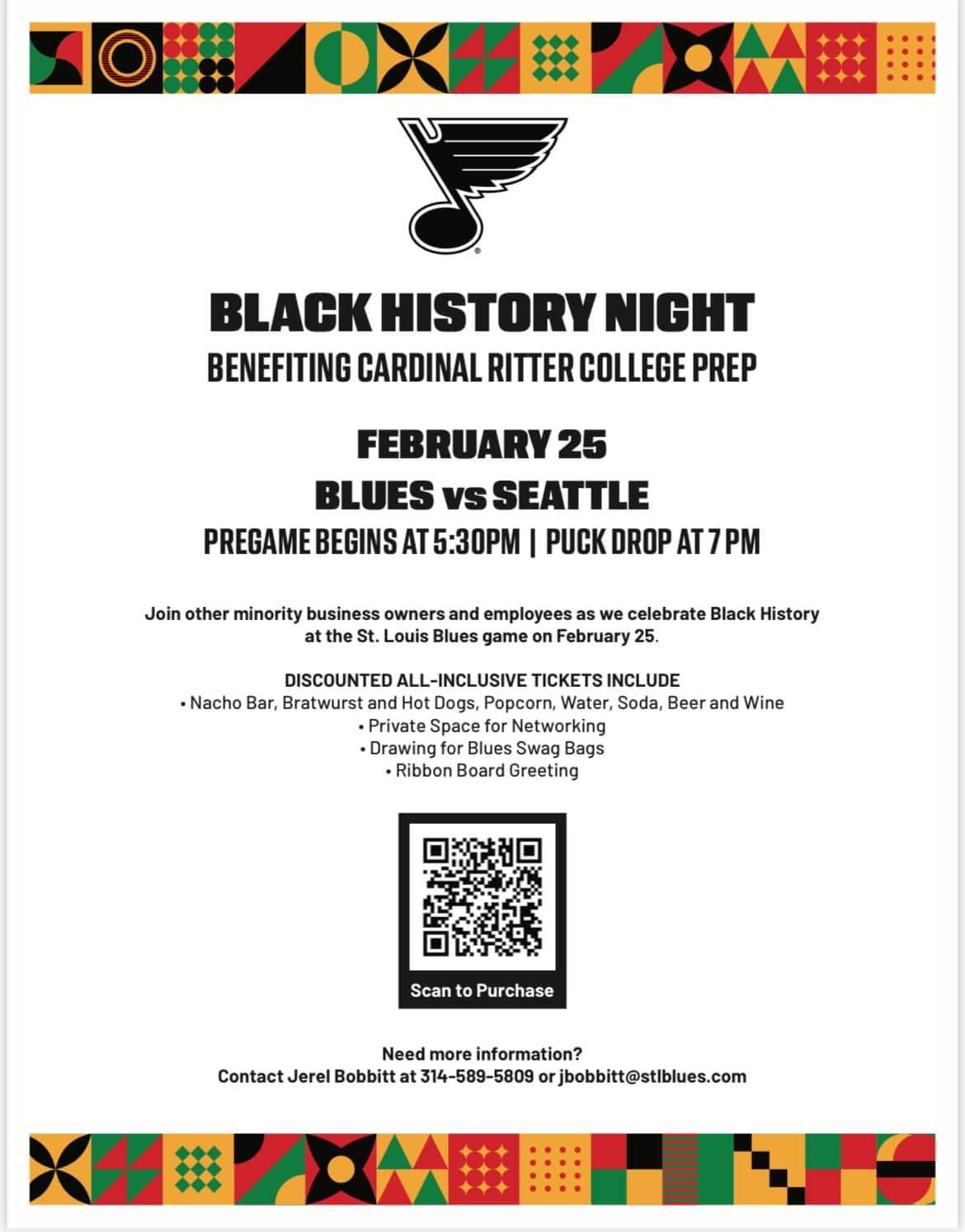 Black History Night Benefitting Cardinal Ritter