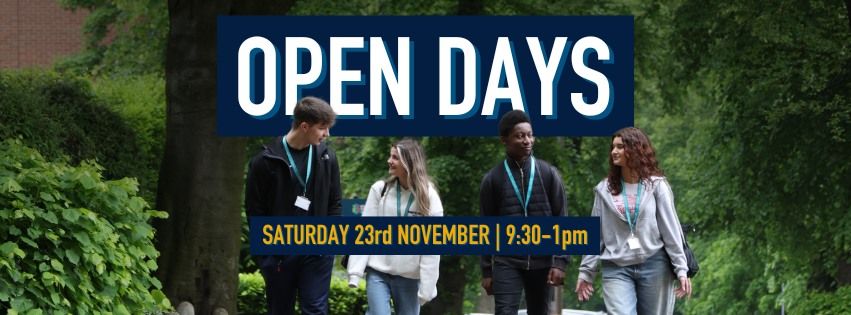 Open Day | Saturday 23rd November